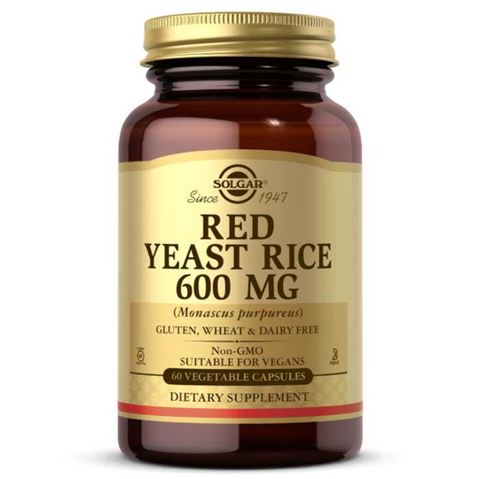 Solgar Red Yeast Rice 600 Mg 60 Veg Capsules