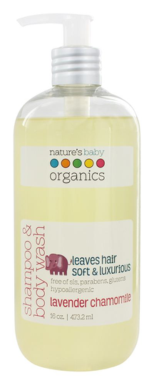 Nature's Baby Organics - Shampoo & Body Wash Lavender Chamomile - 16 fl. oz.