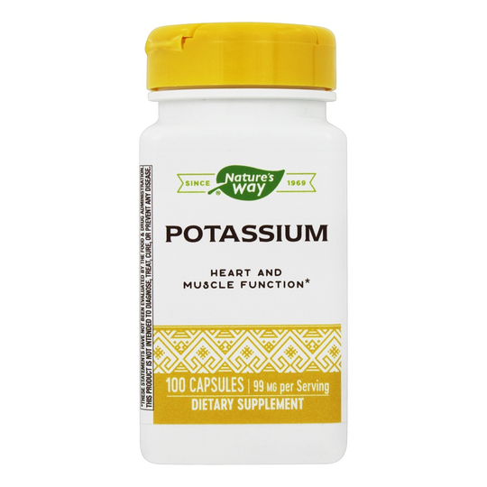 Nature's Way - Potassium Complex 99 mg. - 100 Capsules