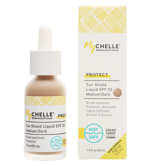 MyChelle Dermaceuticals - Sun Shield Liquid Tint Medium/ Dark 50 SPF - 1 fl. oz.