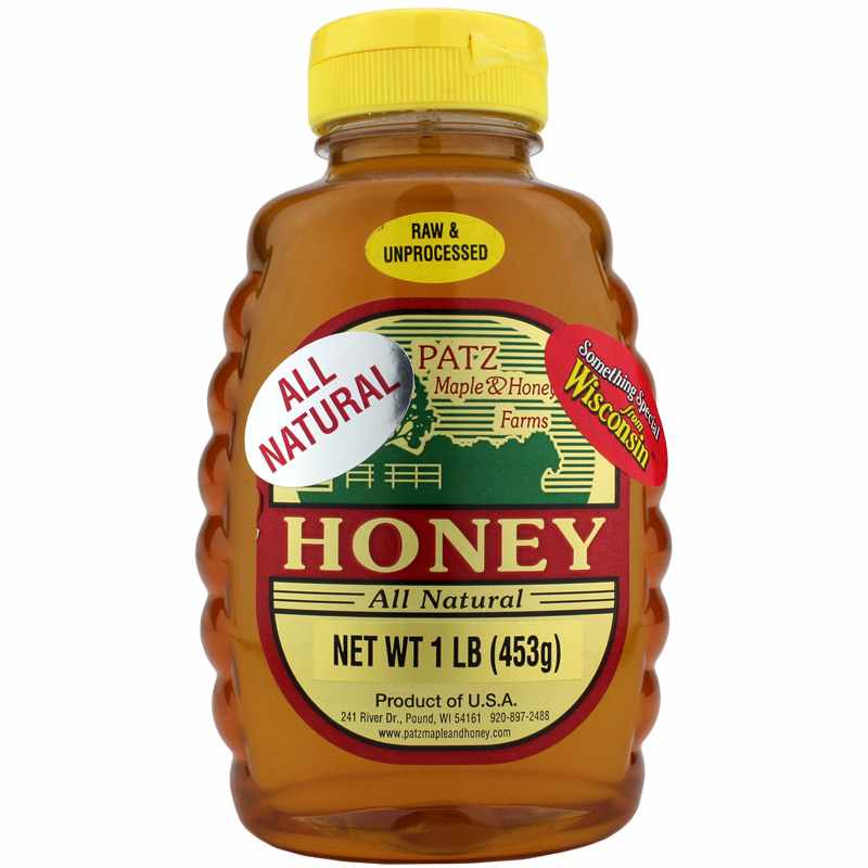 Patz Maple & Honey Farms All Natural Honey Clover 1 Lbs