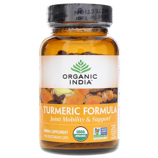 Organic India Turmeric Formula Certified Organic 90 Veg Capsules