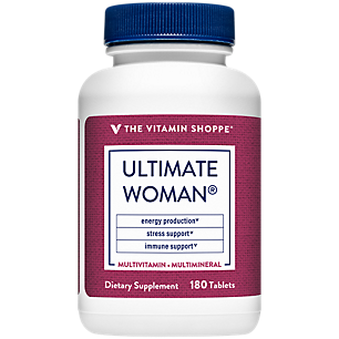 Ultimate Women Multivitamin & Multimineral - Energy Production, Stress & Immune Support (180 Tablets)
