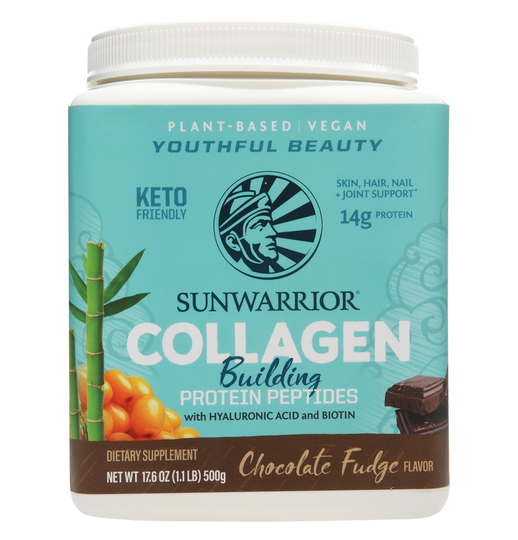 Sunwarrior - Plant-Based Collagen Building Protein Peptides Powder Tahitian Vanilla - 500 Grams