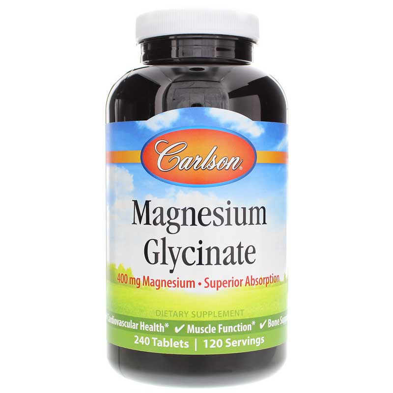 Carlson Labs Magnesium Glycinate 400 Mg 240 Tablets
