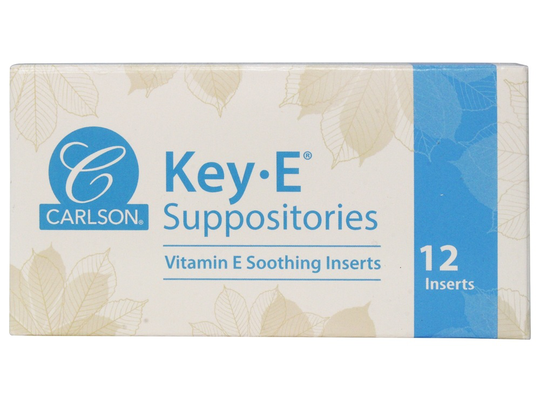 Carlson Labs - Key-E Natural Vitamin E Suppositories - 12 Insert(s)