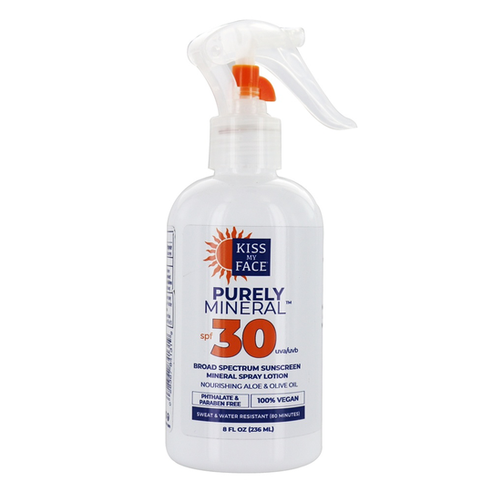 Kiss My Face - Purely Mineral Sun Spray Lotion 30 SPF - 8 fl. oz.