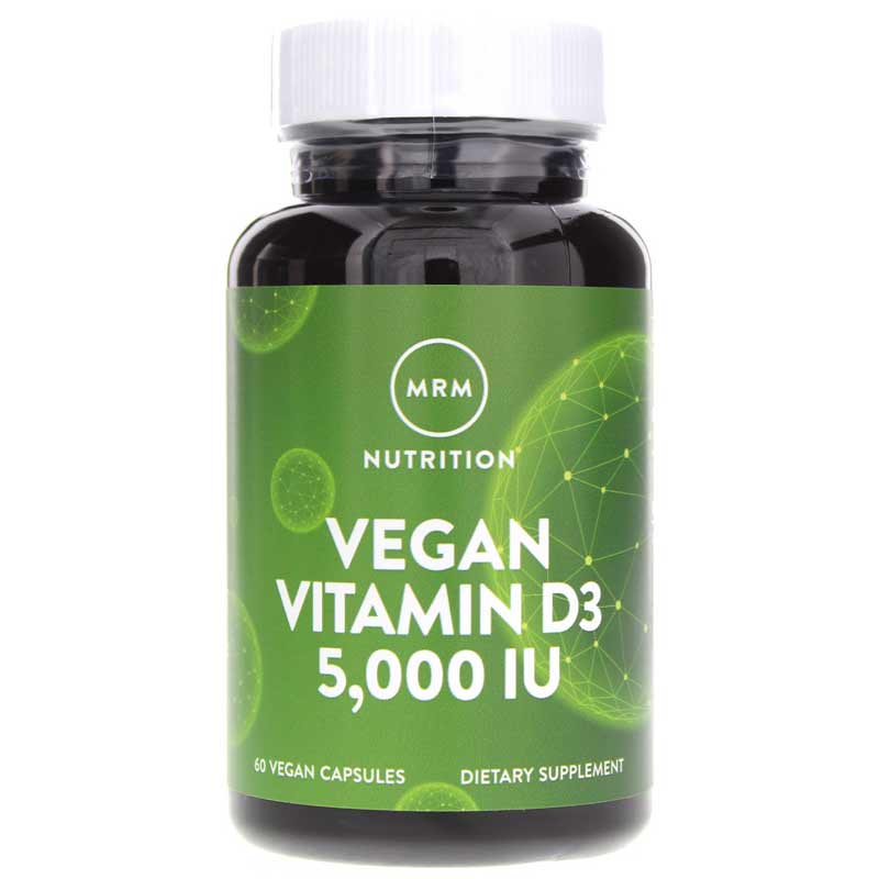 MRM Vegan Vitamin D3 5,000 IU 60 Vegan Capsules