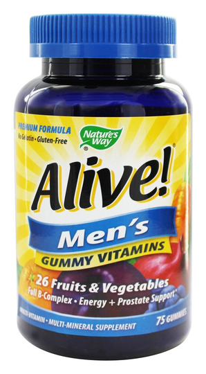 Nature's Way - Alive Men's Gummy Vitamins - 75 Gummies