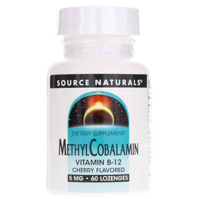 Source Naturals MethylCobalamin 5 Mg Vitamin B-12 60 Lozenges