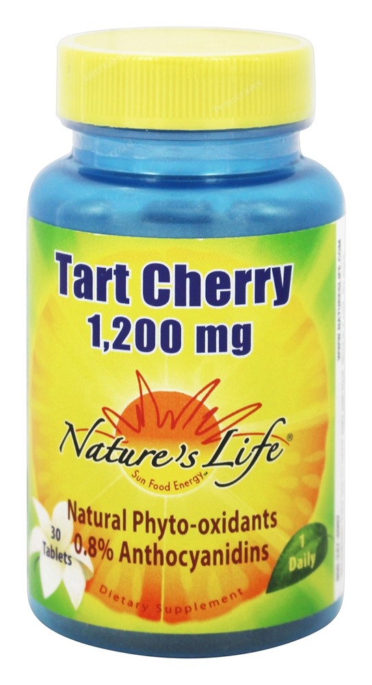 Nature's Life - Tart Cherry 1200 mg. - 30 Tablets