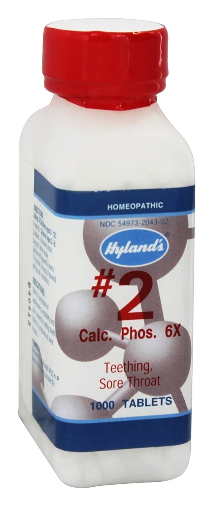 Hylands - Cell Salts 2 Calcarea Phosphorica 6 X - 1000 Tablets