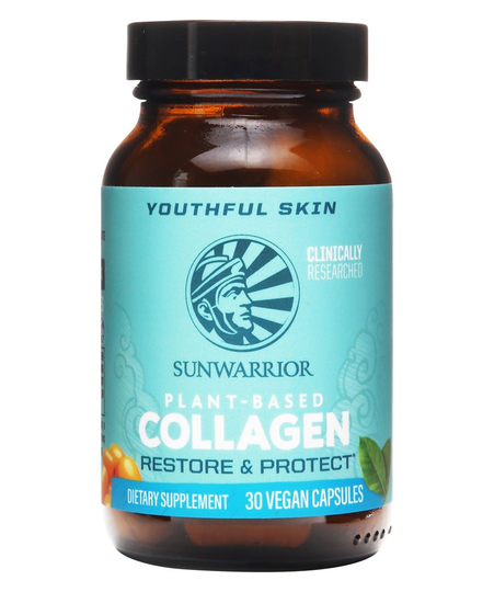 Sunwarrior - Plant-Based Collagen Restore & Protect - 30 Vegan Capsules