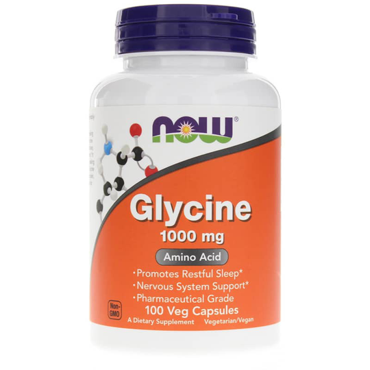 NOW Foods Glycine 1000 Mg 100 Veg Capsules