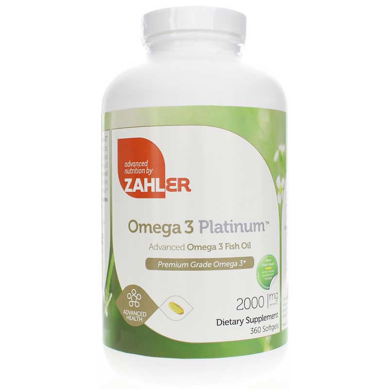 Zahler Omega 3 Platinum 360 Softgels