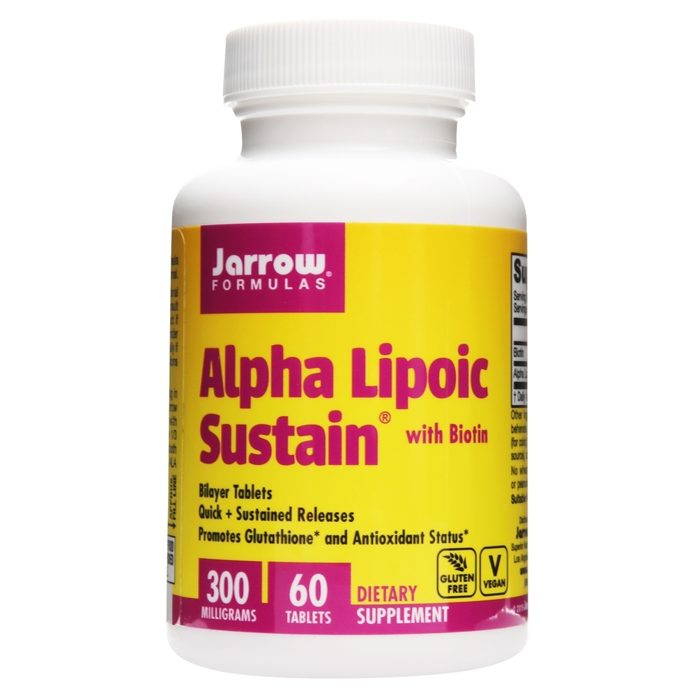 Jarrow Formulas - Alpha Lipoic Sustain with Biotin 300 mg. - 60 Tablet(s)