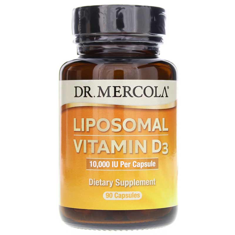 Dr. Mercola Liposomal Vitamin D3 10000 IU 90 Capsules