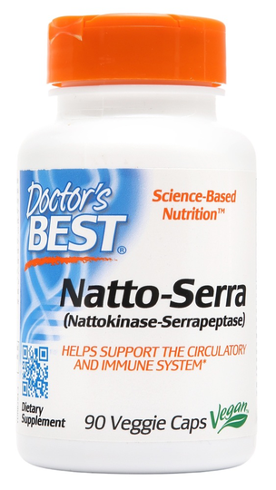 Doctor's Best - Natto-Serra - 90 Vegetable Capsule(s)