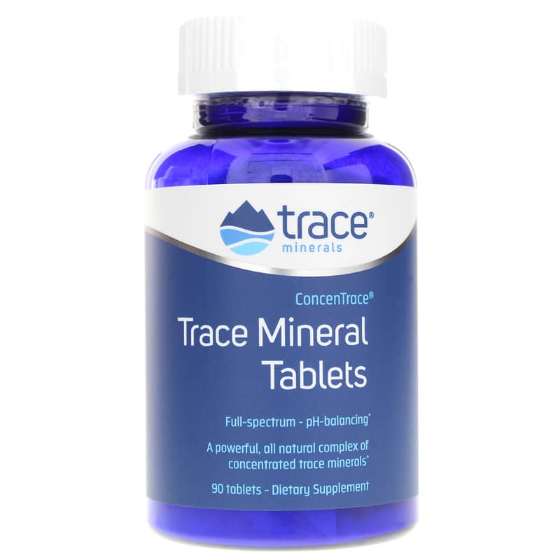 Trace Minerals Research ConcenTrace Trace Mineral Tablets 90 Tablets