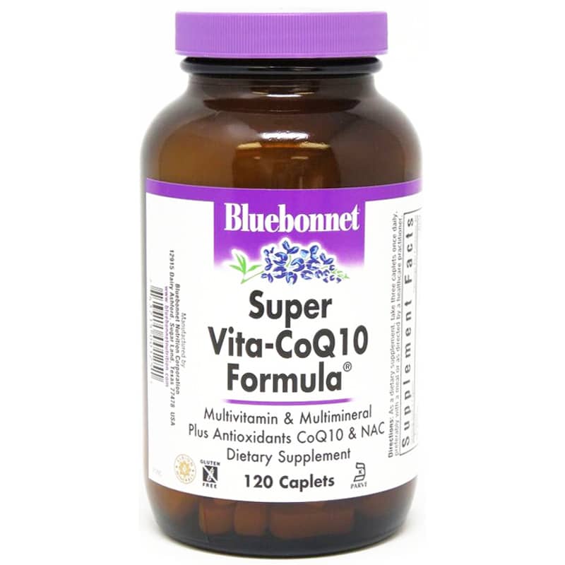 Bluebonnet Super Vita CoQ10 Formula 120 Caplets