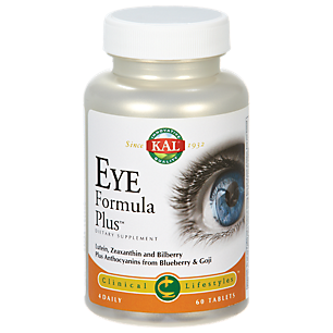 Eye Formula Plus with Lutein, Zeaxanthin & Bilberry (60 Tablets)