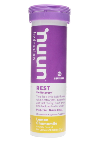 Nuun - Rest Effervescent Magnesium Supplement Lemon Chamomile - 10 Tablets
