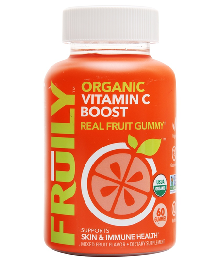 Fruily - Organic Vitamin C Boost Mixed Fruit Flavor - 60 Gummies