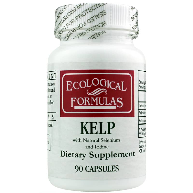 Ecological Formulas Kelp with Natural Selenium and Iodine 90 Capsules