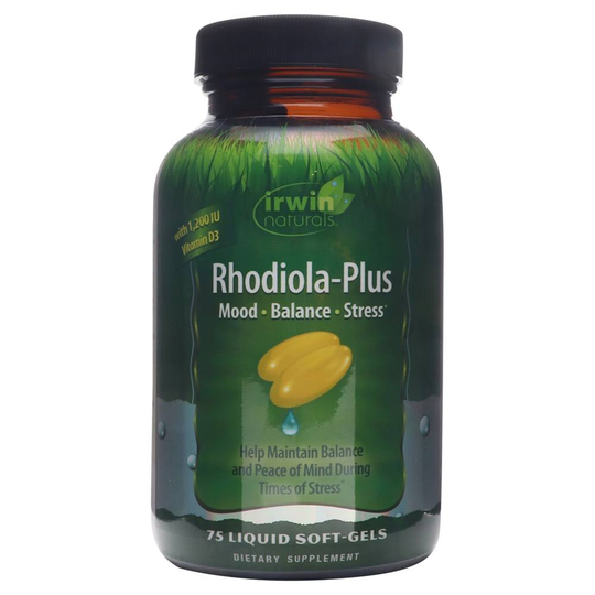 Irwin Naturals - Rhodiola-Plus - 75 Liquid Softgels