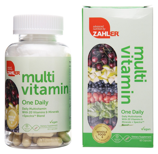 Zahler - Multivitamin One Daily - 60 Capsules