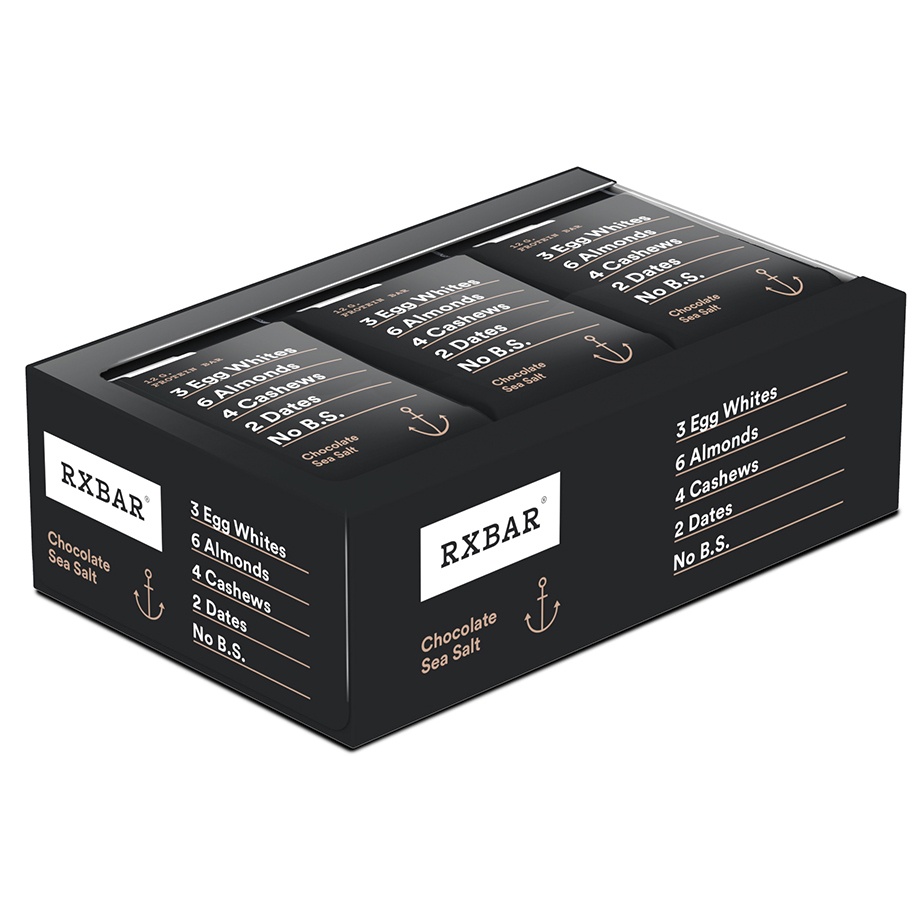 RXBAR - Protein Bar Chocolate Sea Salt - 12 Bars