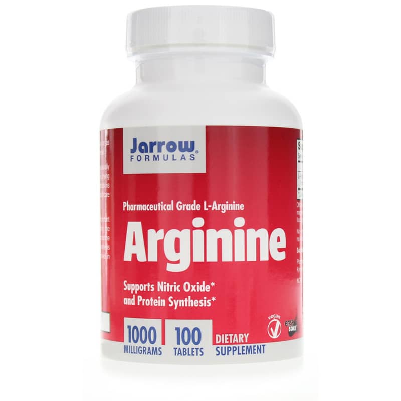 Jarrow Formulas Arginine 1000 Mg 100 Tablets