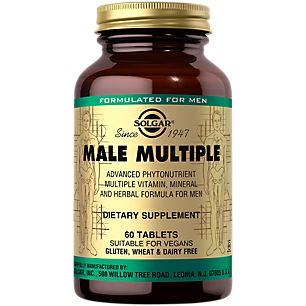 Male Multiple - Multivitamin, Mineral & Herbal Formula for Men (60 Tablets)