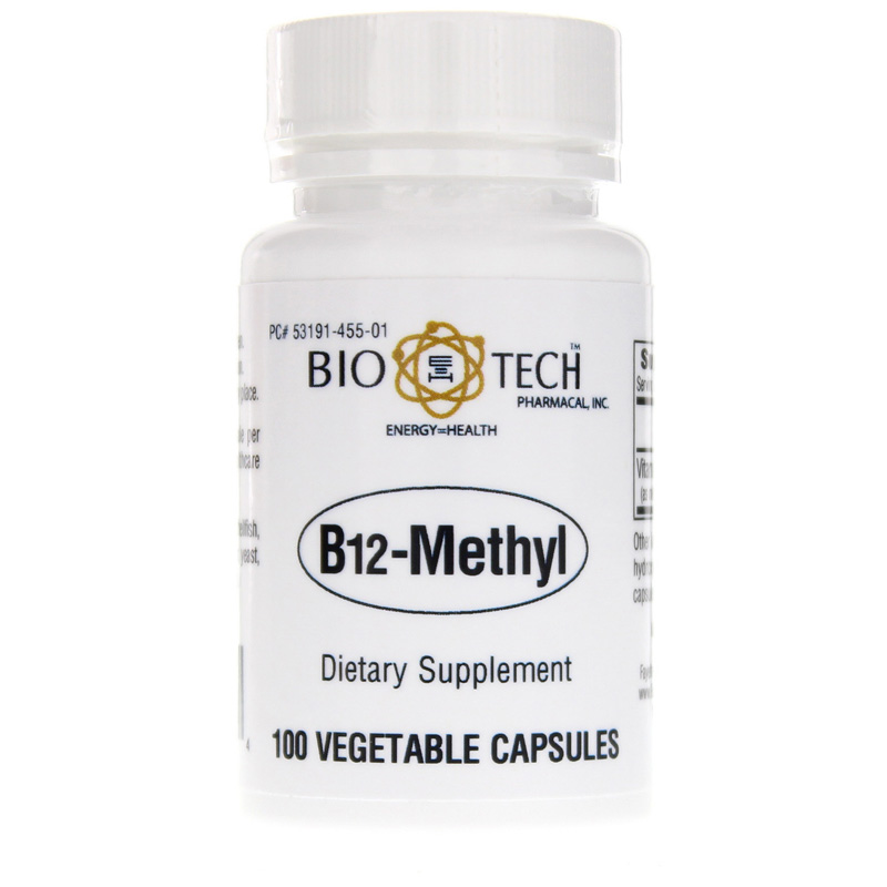 Bio-Tech Pharmacal B12-Methyl 1000 Mcg 100 Veg Capsules