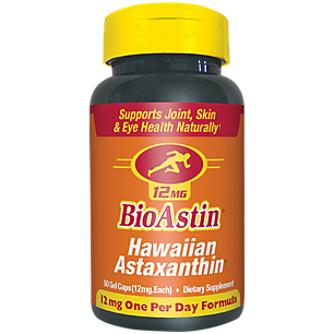 BioAstin - Hawaiian Astaxanthin Antioxidant - 12 MG (50 Gel Capsules)