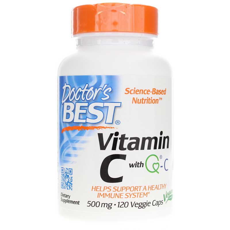 Doctors Best Vitamin C with Q-C 500 Mg 120 Veg Capsules
