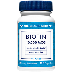 Biotin for Hair, Skin & Nails Support - 10,000 MCG (120 Capsules)