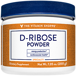 Ribose Powder with 5g of D-Ribose - Supports Cardiovascular Health & Energy Production (7.05 oz. / 35 Servings)