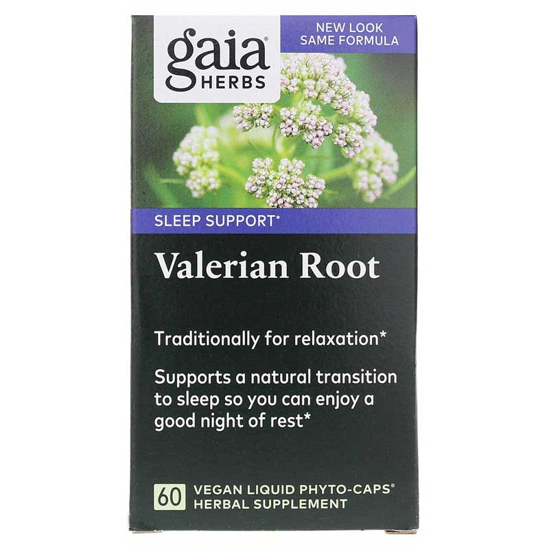 Gaia Herbs Valerian Root 60 Liquid Phyto Caps