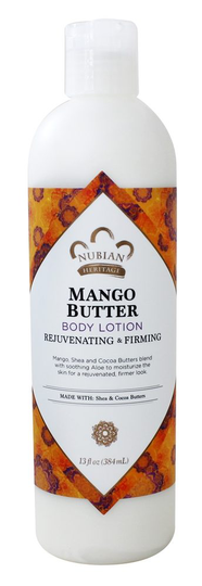 Nubian Heritage - Rejuvenating & Firming Body Lotion Mango Butter - 13 fl. oz.