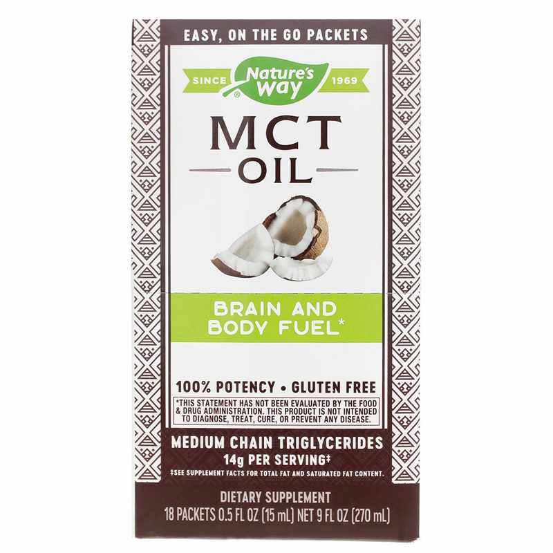 Natures Way MCT Oil Packets 18 Packets