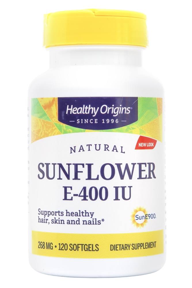 Healthy Origins - Natural Sunflower E 400 IU - 120 Softgels