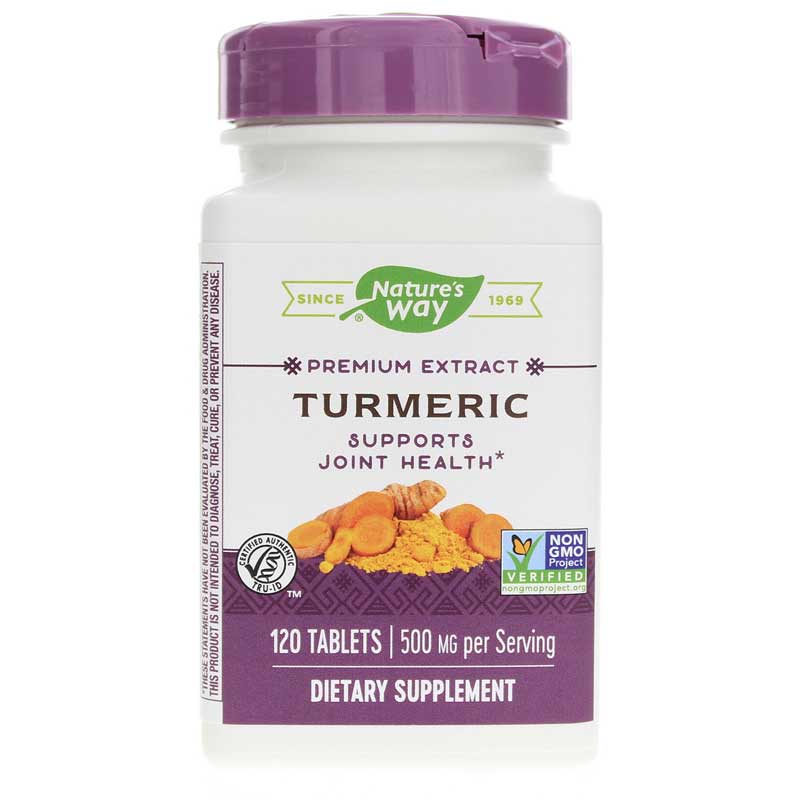 Natures Way Turmeric Standardized 120 Tablets
