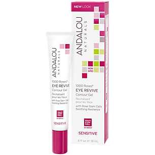 1000 Roses Eye Revive Contour Gel with Rose Stem Cells for Sensitive Skin (0.6 Fluid Ounces)