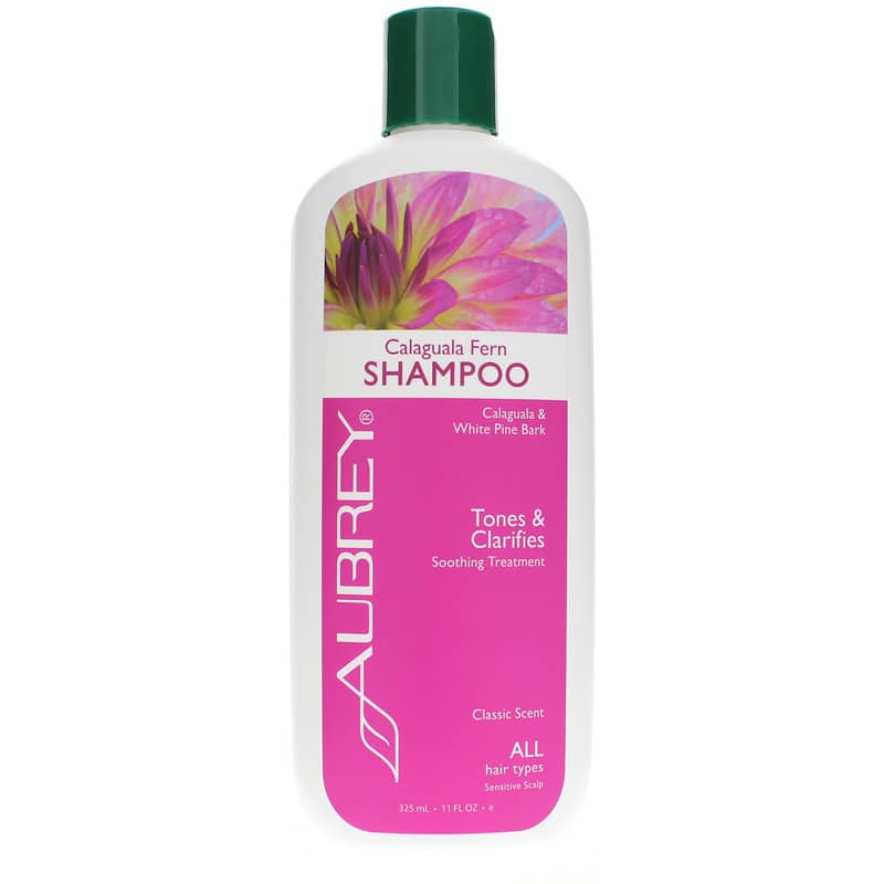 Aubrey Organics Calaguala Fern Shampoo Tones & Clarifies 11 Oz