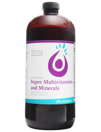 Life Solutions - Liquid Super Multi-Vitamins and Minerals - 32 fl. oz.
