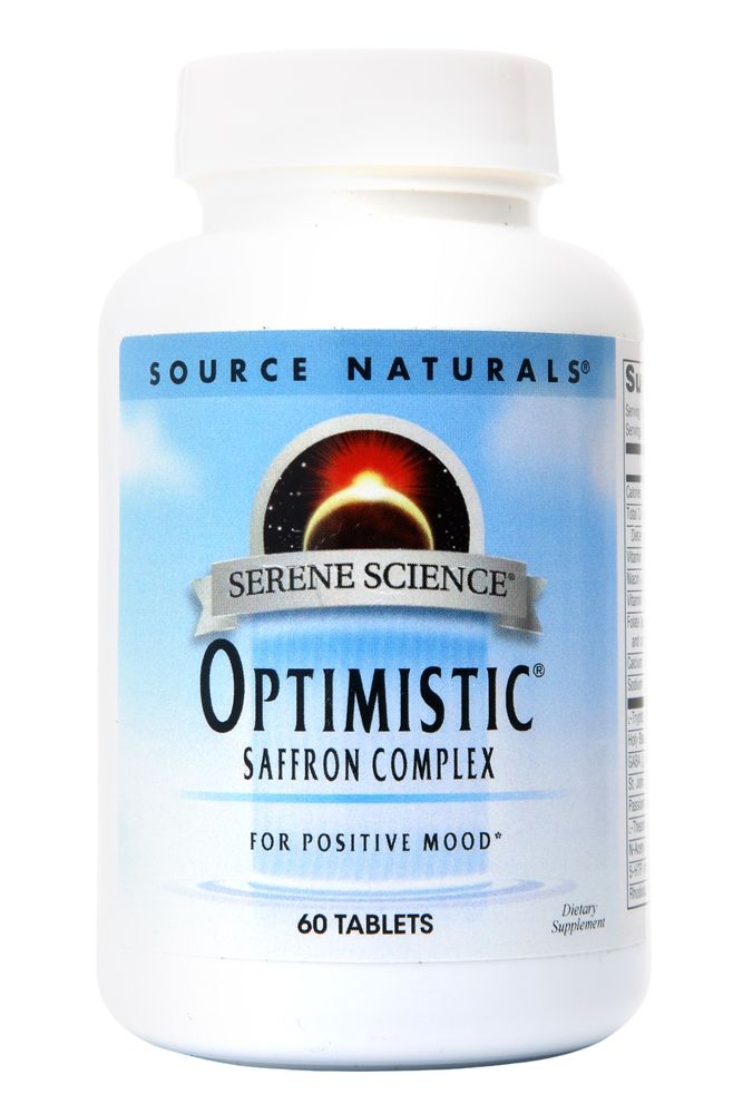 Source Naturals - Serene Science Optimistic Saffron Complex - 60 Tablets
