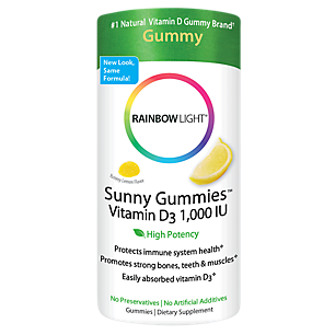 Sunny Vitamin D3 Gummies - 1,000 IU - Lemon (50 Gummies)