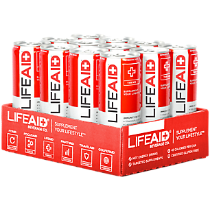 LifeAid Thrive Daily Blend Drink with Turmeric, B Complex, Biotin, Vitamin C (12 Drinks, 12 fl. oz. each.)