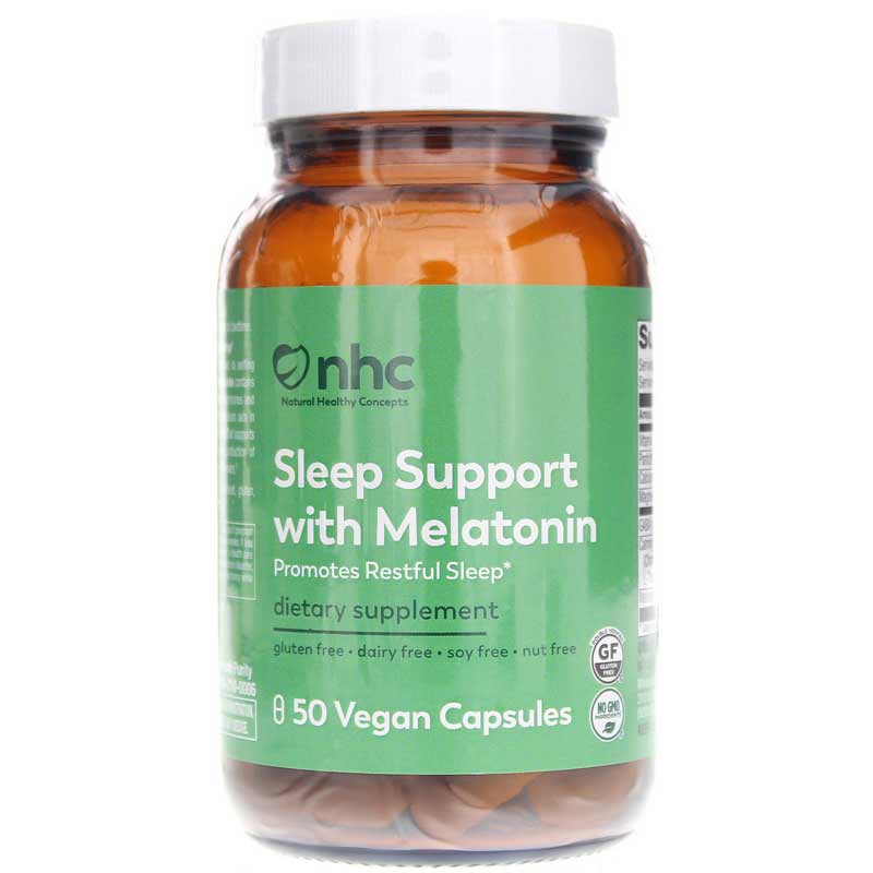 Natural Healthy Concepts Sleep Support with Melatonin 50 Capsules